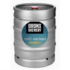 Bronx Well Earned Pilsner 15.5 gal (1/2 bbl) keg