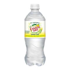 Canada Dry Lemon Lime Sparkling Seltzer Water - 20 fl oz Bottle