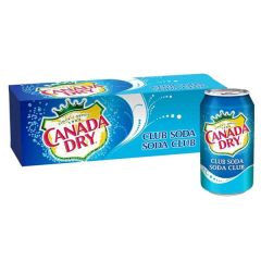 Canada Dry Club Soda Cans