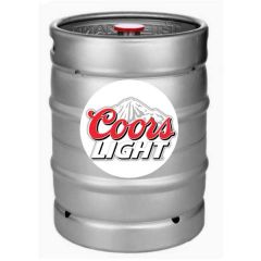 Coors Light 15.5 gal (1/2 bbl) keg