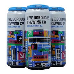 Five Boroughs Gridlock Hazy IPA Cans